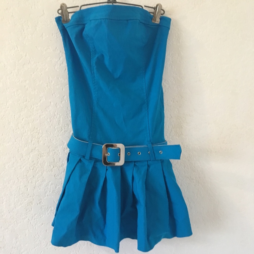 VINTAGE Y2K LA SCALA FIT AND FLARE MINI DRESS